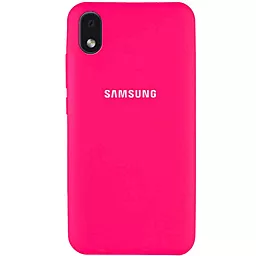 Чехол Epik Silicone Cover Full Protective (AA) Samsung M013 Galaxy M01 Core, A013 Galaxy A01 Core Barbie pink