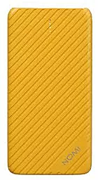 Повербанк Nomi F050 5000 mAh Yellow - фото Повербанк Nomi F050 5000 mAh Yellow