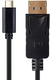 Видеокабель USB Type-C - DisplayPort v1.2 4k 60hz 2m black (A-CM-DPM-01) Cablexpert - фото Видеокабель USB Type-C - DisplayPort v1.2 4k 60hz 2m black (A-CM-DPM-01) Cablexpert