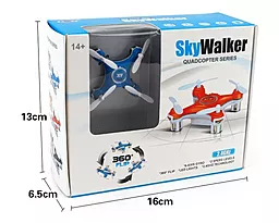 Запчасти для квадрокоптеров Skywalker мини 45мм 360° Flip  RTF (R22335) синий - миниатюра 3