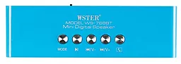 Колонки акустичні Wester WS-768BT Blue - мініатюра 4