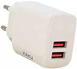 Сетевое зарядное устройство iKaku 2.4a 2xUSB-A ports home charger white (KSC-179-FENGXING) - фото Сетевое зарядное устройство iKaku 2.4a 2xUSB-A ports home charger white (KSC-179-FENGXING)