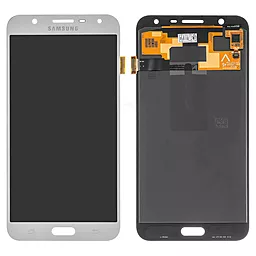 Дисплей Samsung Galaxy J7 Neo J701 з тачскріном, оригінал, Silver