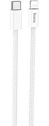 Кабель Hoco X68 USB USB Type-C - Lightning 20w 3a 1м PD сable Gray - фото Кабель Hoco X68 USB USB Type-C - Lightning 20w 3a 1м PD сable Gray