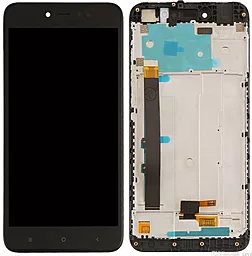 Дисплей Xiaomi Redmi Note 5A Prime, Redmi Y1 с тачскрином и рамкой, Black