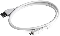 Кабель USB Cablexpert Premium micro USB Cable White (CCP-mUSB2-AMBM-W-1M)