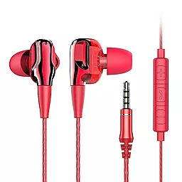 Навушники Langsdom D5C Red