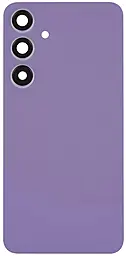 Задняя крышка корпуса Samsung Galaxy S24 S921 со стеклом камеры Original Cobalt Violet - фото Задняя крышка корпуса Samsung Galaxy S24 S921 со стеклом камеры Original Cobalt Violet
