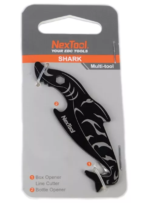 Мультитул NexTool EDC box cutter Shark (KT5521) Чорний - фото 1