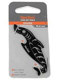 Мультитул NexTool EDC box cutter Shark (KT5521) Чорний - фото Мультитул NexTool EDC box cutter Shark (KT5521) Чорний