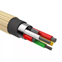 USB Кабель Baseus Shining Lightning Cable Gold (CALSY-0V) - мініатюра 3