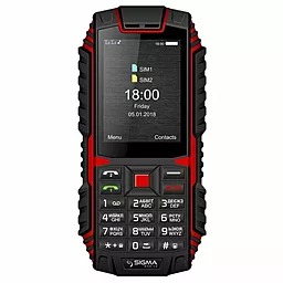 Мобильный телефон Sigma mobile X-treme DT68 Black/Red - фото Мобильный телефон Sigma mobile X-treme DT68 Black/Red
