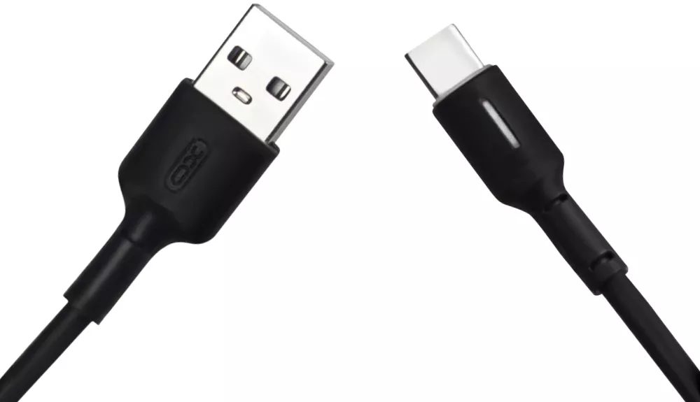 Кабель XO NB112 USB-A - Type-C 15w 3a 1м cable Black - фото 1
