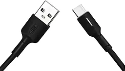 Кабель USB XO NB112 3A USB Type-C Cable Black