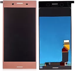 Дисплей Sony Xperia XZ Premium (G8141, G8142, SO-04K, SO-04J) с тачскрином, оригинал, Pink - фото Дисплей Sony Xperia XZ Premium (G8141, G8142, SO-04K, SO-04J) с тачскрином, оригинал, Pink
