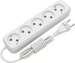 Мережевий фільтр (подовжувач) Electrum C-ES-1816 5 розеток 10A 3м білий - фото Мережевий фільтр (подовжувач) Electrum C-ES-1816 5 розеток 10A 3м білий