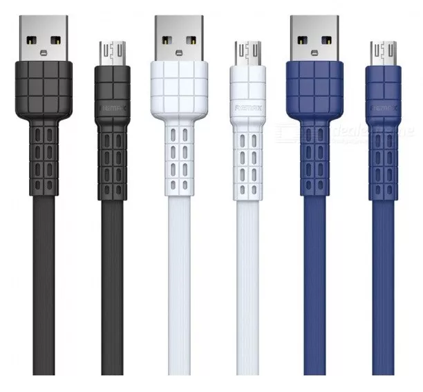 Кабель Remax Armor USB-A - micro USB 12w 2.4a 1м cable White (RC-116m) - фото 2