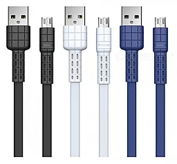 Кабель Remax Armor USB-A - micro USB 12w 2.4a 1м cable White (RC-116m) - миниатюра 2 Кабель Remax Armor USB-A - micro USB 12w 2.4a 1м cable White (RC-116m) - миниатюра 2