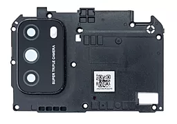 Скло камери Xiaomi Poco M3 з рамкою Black - фото Скло камери Xiaomi Poco M3 з рамкою Black