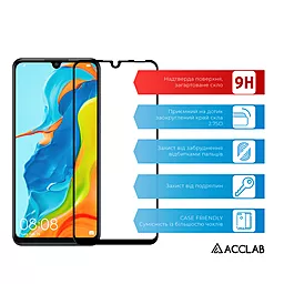 Захисне скло ACCLAB Full Glue Huawei P30 Lite Black (1283126508257) - мініатюра 2