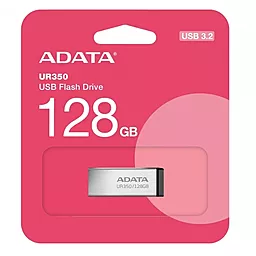 Флешка ADATA 128 GB UR350 USB 3.2 (UR350-128G-RSR/BK) silver/black - миниатюра 4 Флешка ADATA 128 GB UR350 USB 3.2 (UR350-128G-RSR/BK) silver/black - миниатюра 4