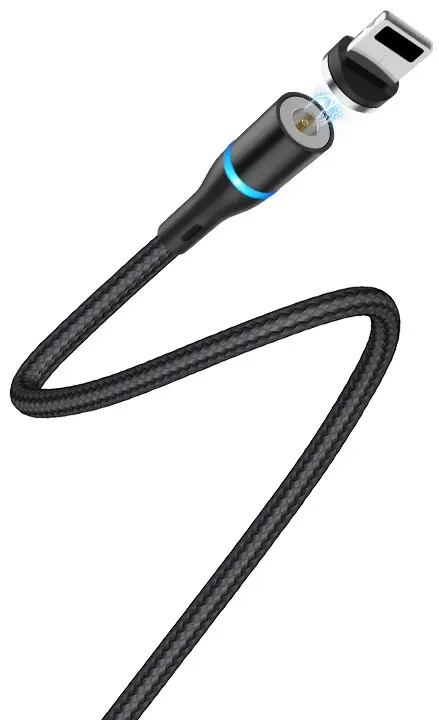 Кабель Borofone BU16 USB-A - Lightning 12w 2.4a 1.2м cable Black - фото 3