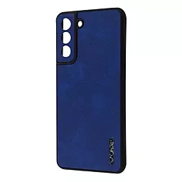 Чехол Wave Leather Case для Samsung Galaxy S21 FE Blue