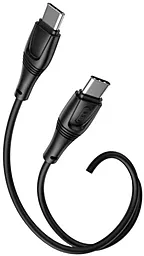 Кабель XO NB-Q239B USB Type-C - Type-C 60w 3a 1м PD cable Black - миниатюра 2 Кабель XO NB-Q239B USB Type-C - Type-C 60w 3a 1м PD cable Black - миниатюра 2