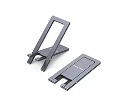 Настільный тримач Vention Portable Cell Phone Stand Holder for Desk Aluminum Alloy Type Gray (KCZH0) - мініатюра 2