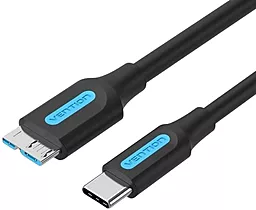 USB Кабель Vention USB Type-C - micro USB 3.0 Cable Black (CQABF)