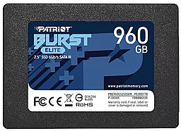 Накопичувач SSD Patriot Burst Elite 960 GB (PBE960GS25SSDR)