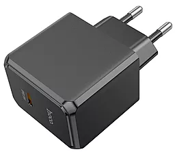 Сетевое зарядное устройство Hoco CS13A Ocean 20w PD USB-C home charger black - фото Сетевое зарядное устройство Hoco CS13A Ocean 20w PD USB-C home charger black