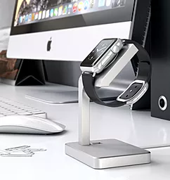 Док-станция для умных часов Apple Watch Charging Stand Silver (ST-AWSS) - миниатюра 6
