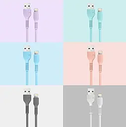 Кабель ACCLAB AL-CBCOLOR-L1мT USB-A - Lightning 12w 2.4a 1.2м cable Mint - мініатюра 5 Кабель ACCLAB AL-CBCOLOR-L1мT USB-A - Lightning 12w 2.4a 1.2м cable Mint - мініатюра 5