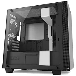 Корпус для ПК Nzxt H400 (CA-H400B-W1) Black/White - миниатюра 2