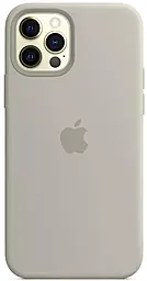 {"ru": "Чехол", "uk": "Чохол"} Silicone Case Full для Apple iPhone 12 Pro Max Rock Gray