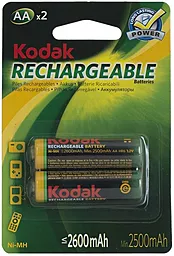 Акумулятор Kodak Rechargeable AA/HR06 NiMh 2600 mAh BL 2шт 1.2 V
