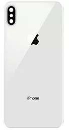 Задняя крышка корпуса Apple iPhone XS Max со стеклом камеры Silver