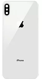 Задняя крышка корпуса Apple iPhone XS Max со стеклом камеры Silver - фото Задняя крышка корпуса Apple iPhone XS Max со стеклом камеры Silver