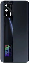 Задняя крышка корпуса Realme GT Neo со стеклом камеры Black - фото Задняя крышка корпуса Realme GT Neo со стеклом камеры Black