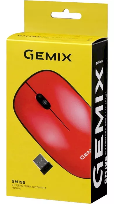 Компьютерная мышка Gemix GM195 Red - фото 5