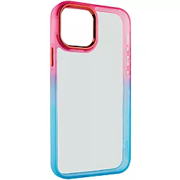 Чохол Epik TPU+PC Fresh sip series для Apple iPhone 13 Turquoise / Pink