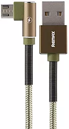 Кабель Remax Ranger USB-A - micro USB 12w 2.4a 1м cable Dark/Green (RC-119m) - фото Кабель Remax Ranger USB-A - micro USB 12w 2.4a 1м cable Dark/Green (RC-119m)