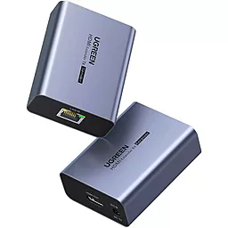 Видео удлиннитель Ugreen CM455 HDMI v1.3 1080p 60hz до 70m gray (20519) - миниатюра 2