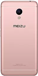 Задняя крышка корпуса Meizu M3S (Y685) со стеклом камеры Original Pink