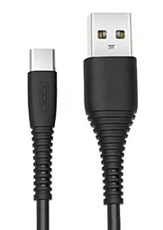 Кабель XO NB-P153 USB-A - Type-C 10w 1м cable Black - фото Кабель XO NB-P153 USB-A - Type-C 10w 1м cable Black