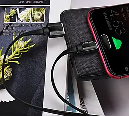 Кабель Borofone BU8 Glory USB-A - micro USB 12w 2.4a 1.2м cable Black - миниатюра 4 Кабель Borofone BU8 Glory USB-A - micro USB 12w 2.4a 1.2м cable Black - миниатюра 4
