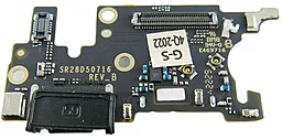 Нижня плата Motorola Edge 30 Neo XT2245 з роз'ємом зарядки, з роз'ємом Sim-картки, мікрофоном