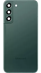 Задняя крышка корпуса Samsung Galaxy S22 5G S901 со стеклом камеры Green - фото Задняя крышка корпуса Samsung Galaxy S22 5G S901 со стеклом камеры Green