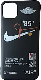 Чохол 1TOUCH Silicone Print new Apple iPhone 11 Pro Max Nike Black